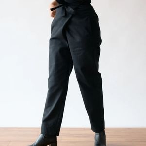 Free Label Black Cotton Reese Pant